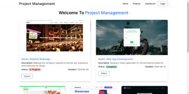 Project Management Dashboard